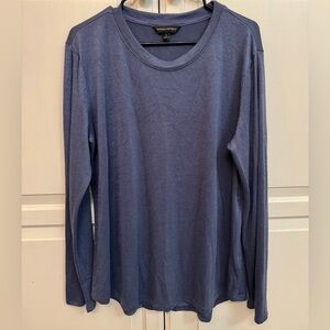 Banana Republic Classic Minimalist Blue Crewneck Size XL